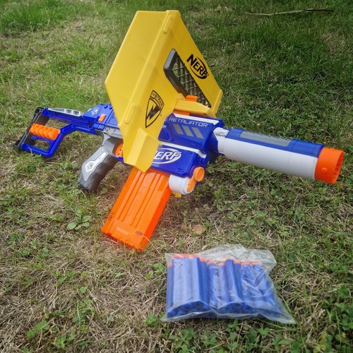 Nerf retaliater with - nerf,