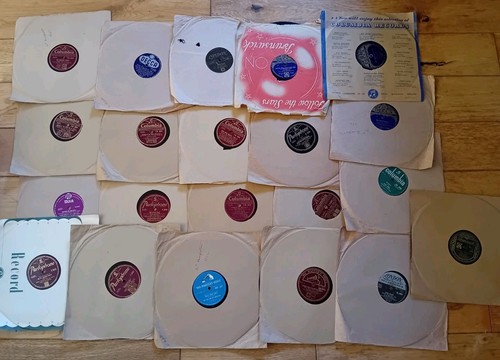 Job lot vintage 78 - lot, 21