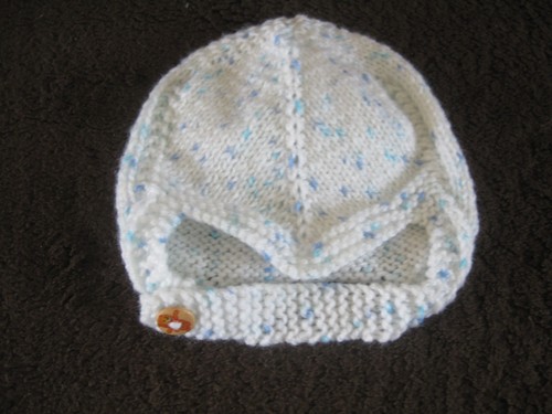 Hand knitted baby - knitted, helmet