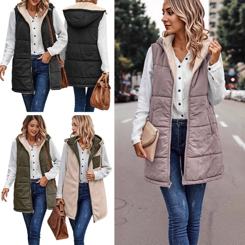 Ladies hooded body warmer - body,