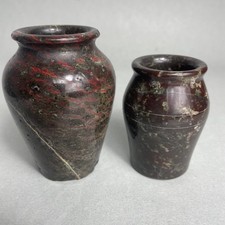 Cornish Serpentine Vase - Set