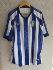 Sheffield Wednesday Home Shirt 2019-2020 Elev8 Owls Mens Size 4XL XXXXL VGC SWFC