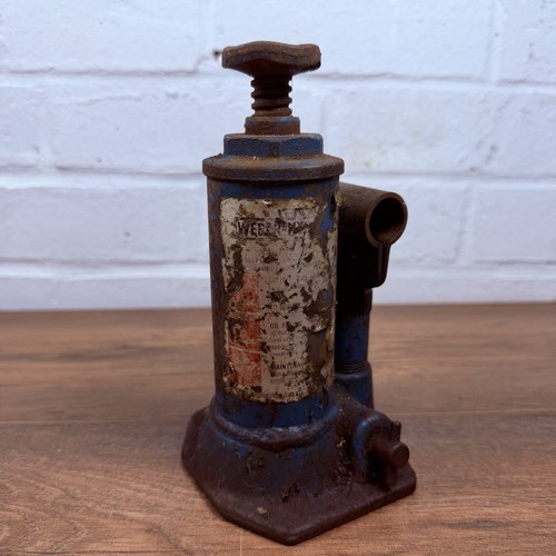 Vintage weber hydraulic bottle - weber,
