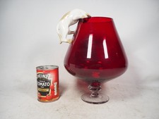 Vintage Ceramic Cat & Szeiler Mouse & Large Brandy Glass