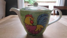 ULTRA RARE DUNOON FUNKY FARM XL TEAPOT COLLECTABLE PIGS HENS SHEEP COLOURFUL FUN