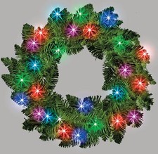 Green Christmas Wreath Pre Lit