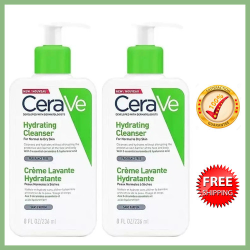 2pcs cerave hydrating cleanser - 2pcs,