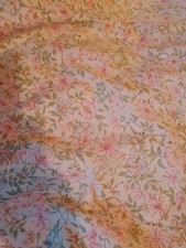 Vintage Dorma COUNTRY DIARY Pair Of single valance sheet honeysuckle & roses