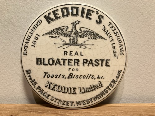 Antique pot lid pictorial - lid,