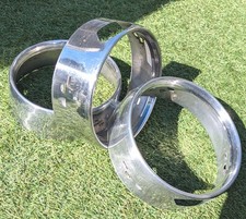 3 X RARE Alfa Romeo Classic Inner Headlamp Rings - GTV GTA Spider Berlina Etc ?