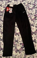 Men's Jogging Bottoms Trousers Size Large Black Slazenger New With Tags