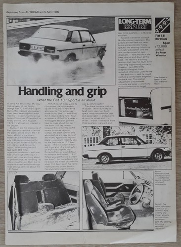 Fiat 131 mirafiori sport - mirafiori,