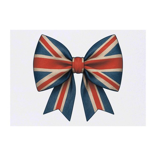 Union jack bow temporary - bow',