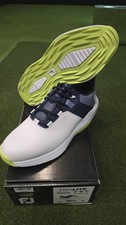 footjoy prolite golf shoes white/blue/yellow uk size 8 brand new 56920k
