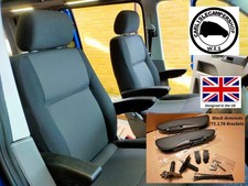 Black VW T5.1 T6 T6.1 Armrest