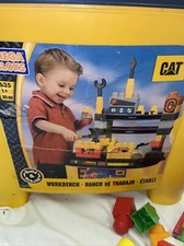 Mega Bloks Workbench Storage Box Bricks Building Bundle Extras