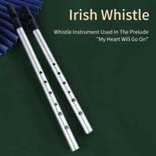 Silver Irish Tin Whistle Flute