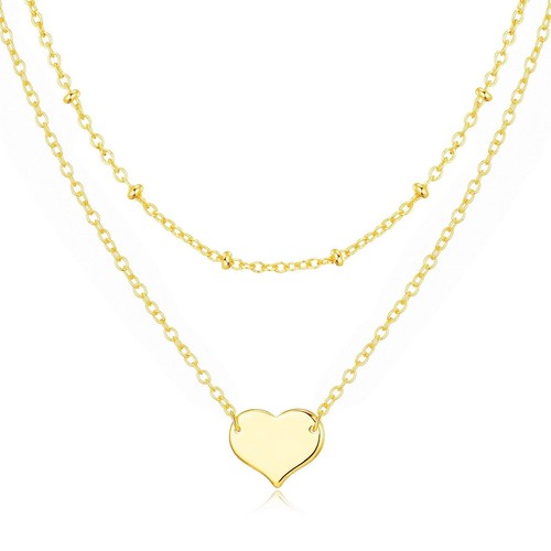 18k gold plated double - plated, layered