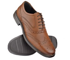 Mens Leather Brogue Smart