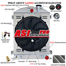 3 Rows Aluminium Radiator For