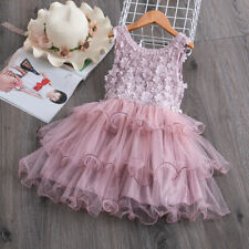 Dusky Pink Flower Girl Dress