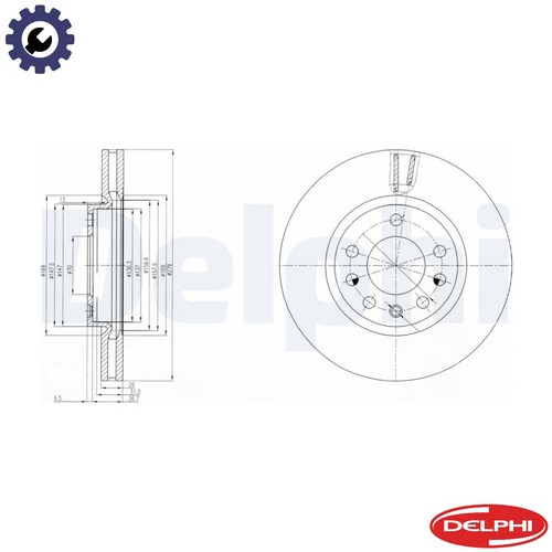 Brake disc bg4149 - 2x,