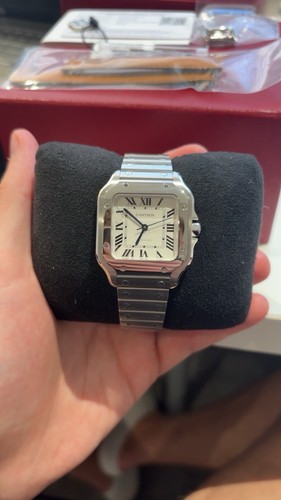 Cartier santos medium white - santos,