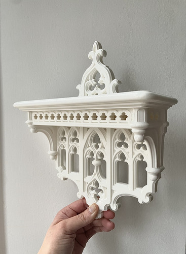 Victorian gothic wall shelf - victorian,