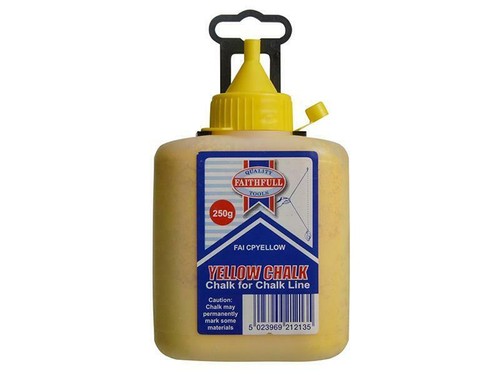 Faithfull chalk powder yellow - powder,