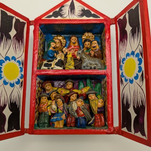 Bolivian handmade retablo - handmade,