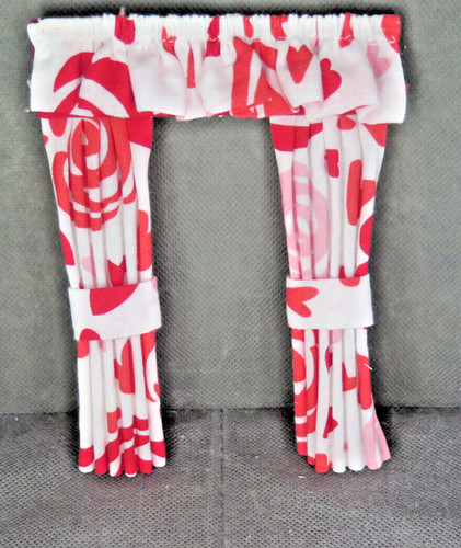 Dolls house curtains - ,