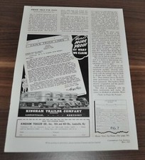 1941 Cain's Lines Kingham Trailer Crosley Parkway Sioux Sanders Truck Ad