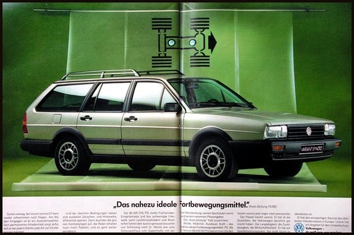 1986 passat variant - passat, syncro