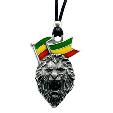 Lion judah pewter pendant - lion,