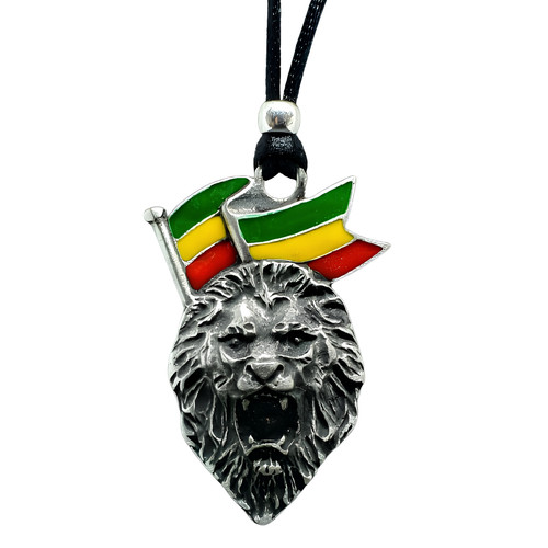 Lion judah pewter pendant - pewter,