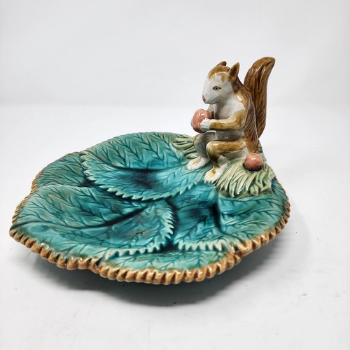 Vtg majolica hand painted - majolica,