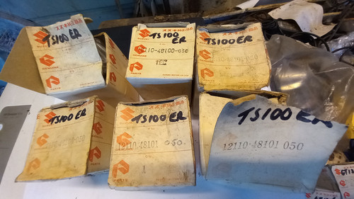 Suzuki ts100er piston rings - ts100er,