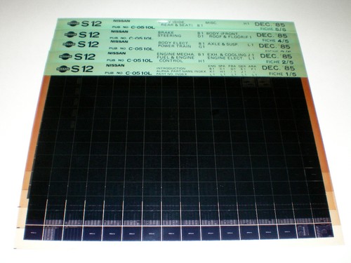 Microfich spare parts