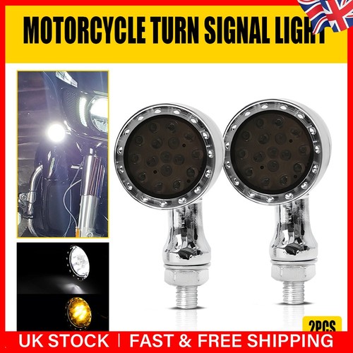 Led chrome motorcycle turn - chrome,