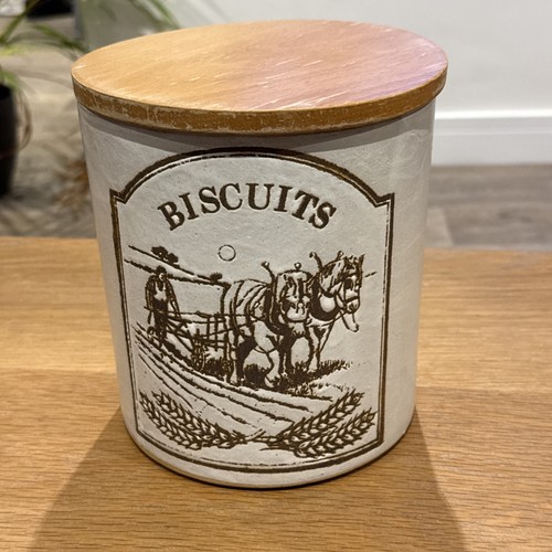 Vintage biscuit jar - biscuit,