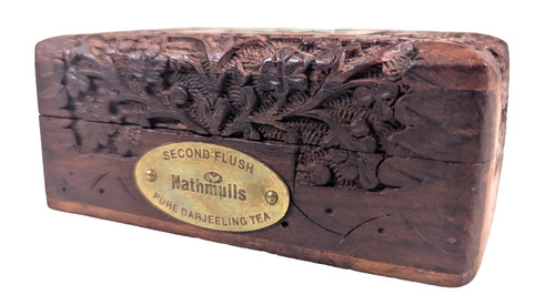 Vintage handcrafted wooden - , tea
