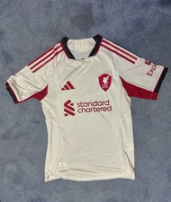 liverpool fc 25/26 player version away jersey, size M and XL