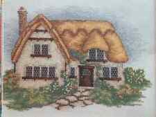 COTTAGE Building House Cross Stitch Chart Multiple Choice Dropdown List