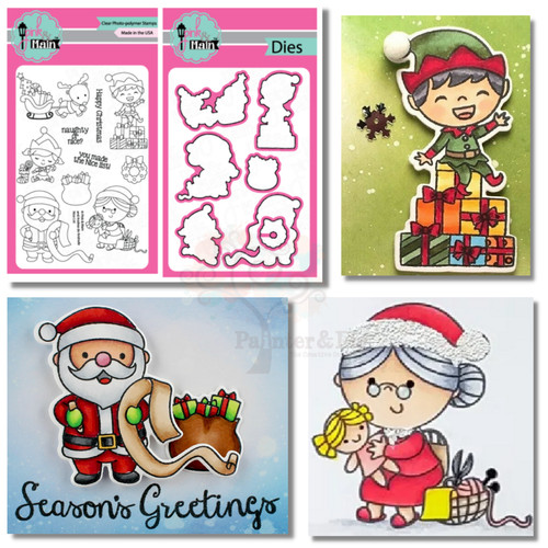 Christmas stamps dies - stamps, &