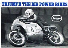 TRIUMPH DAYTONA 500 BONNEVILLE/TIGER 650 TRIDENT 750 1972-73 UK SALES BROCHURE