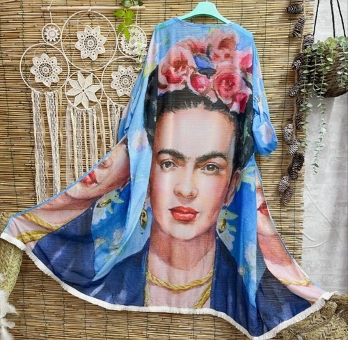 Boho beach frida kahlo long - frida,