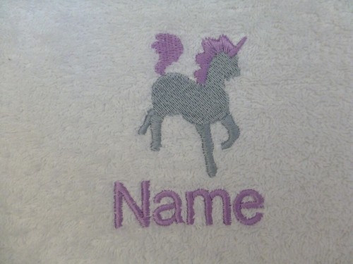 Personalised baby hooded bath - hooded,