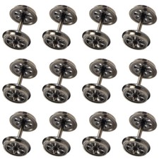 12pcs HO Scale 1:87 38" Metal