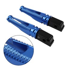 Blue Footrest Rear Foot Pegs