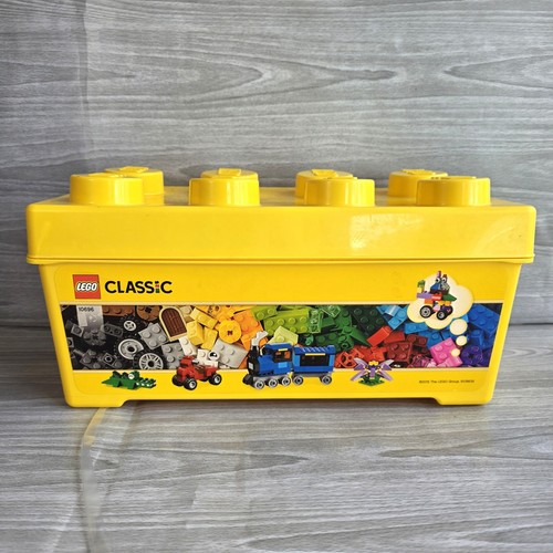 Lego yellow brick storage box - yellow,